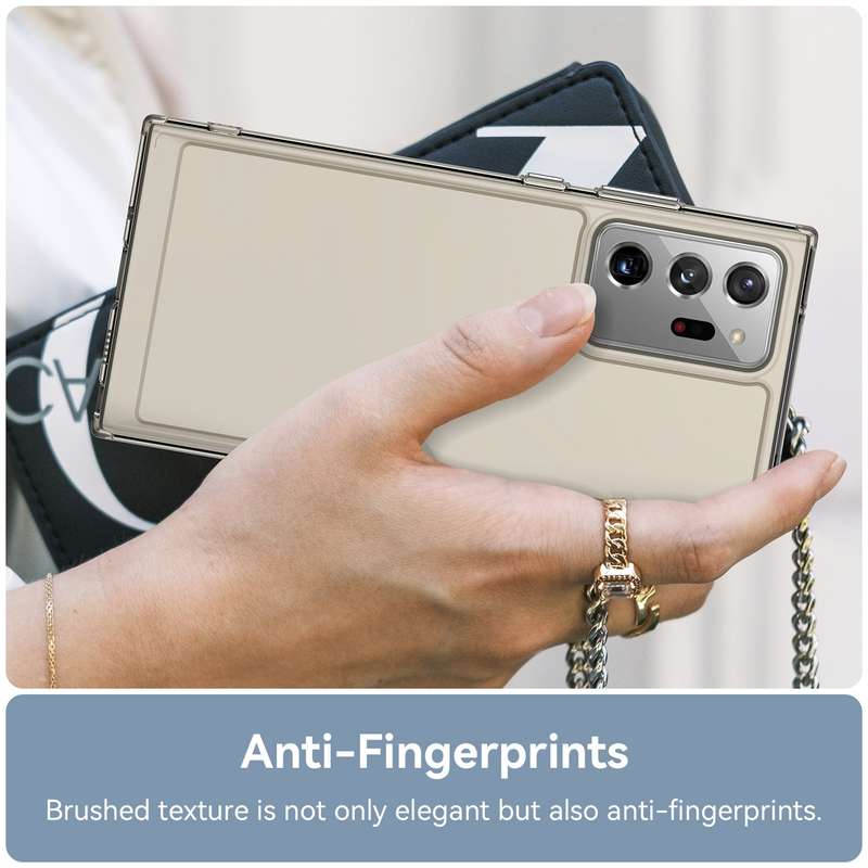 For Samsung Galaxy Note20 Ultra Candy Series TPU Phone Case(Transparent Grey)