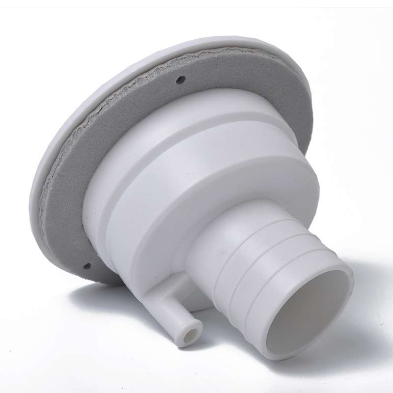 Locking Gravity Water Inlet Fill Dish Hatch Lock for RV Camper Trailer Cars(White)
