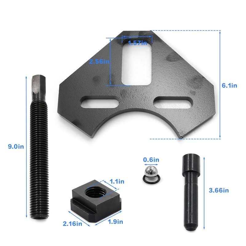 40100 Hub Remover Tool for Most 5 / 6 / 8 Wheel Hub on Cars and Trucks(Black)