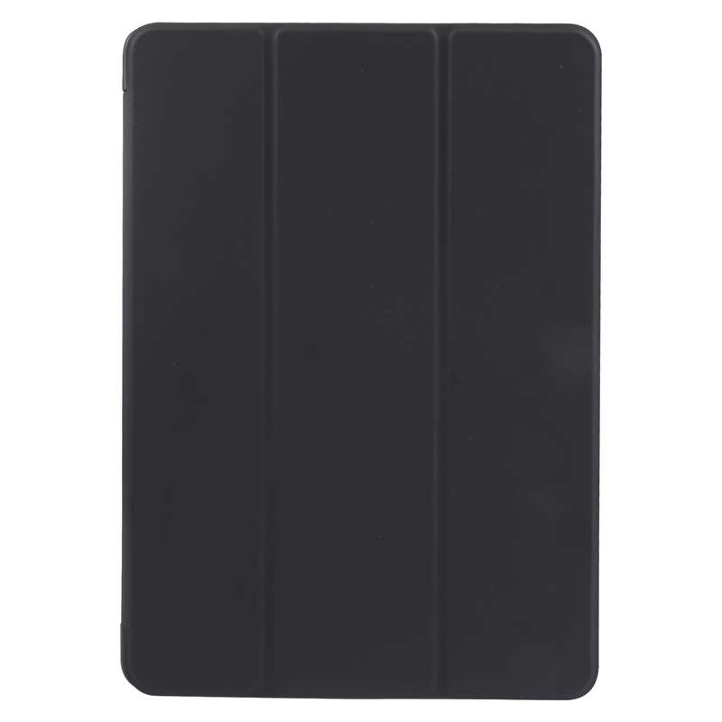 For Huawei MatePad SE 11 GEBEI 3-folding Holder Shockproof Flip Leather Tablet Case(Black)