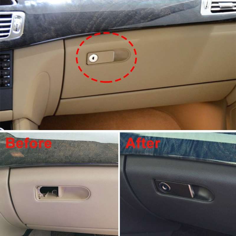For Mercedes-Benz W218 / CLS300 / 320 / 350 / 400 Car Glove Box Handle Switch 21868000918Q53(Beige)