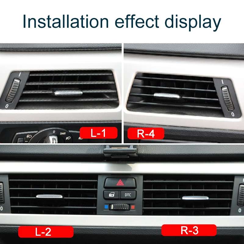 For BMW 3 Series E90 Left Driving Car Air Conditioner Air Outlet Panel 6422 9130 460-R, Style:Grille