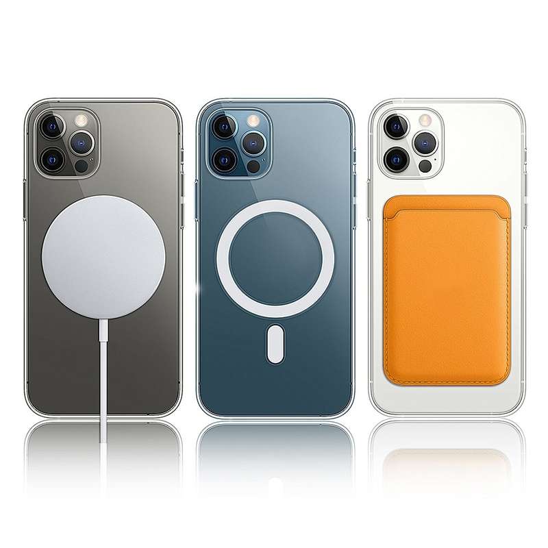 For iPhone 15 Pro Max Magsafe Clear Acrylic PC Phone Case(Transparent)