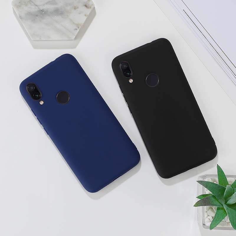 For Xiaomi Redmi 7 Shockproof Frosted TPU Protective Case(Red)