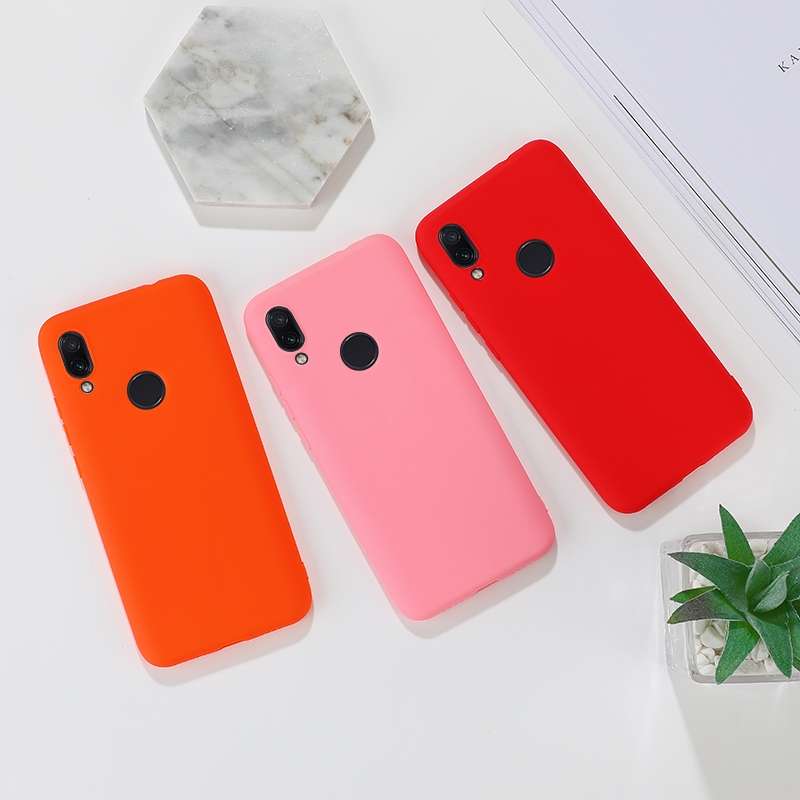 For Xiaomi Redmi 7 Shockproof Frosted TPU Protective Case(Red)