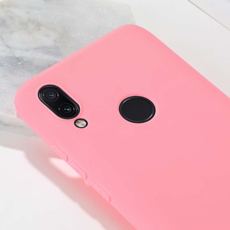 For Xiaomi Redmi 7 Shockproof Frosted TPU Protective Case(Red)