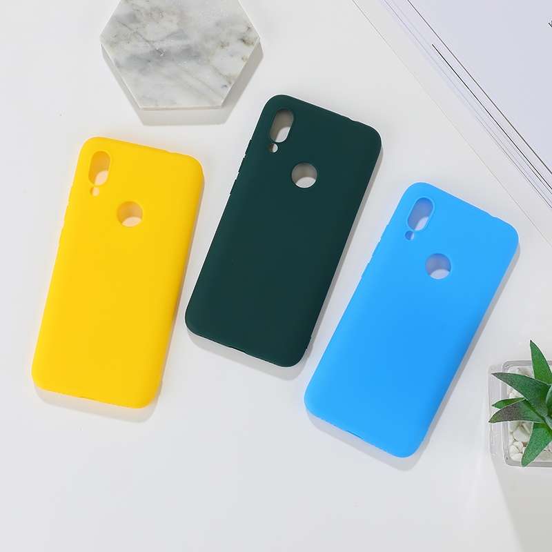 For Xiaomi Redmi 7 Shockproof Frosted TPU Protective Case(Red)