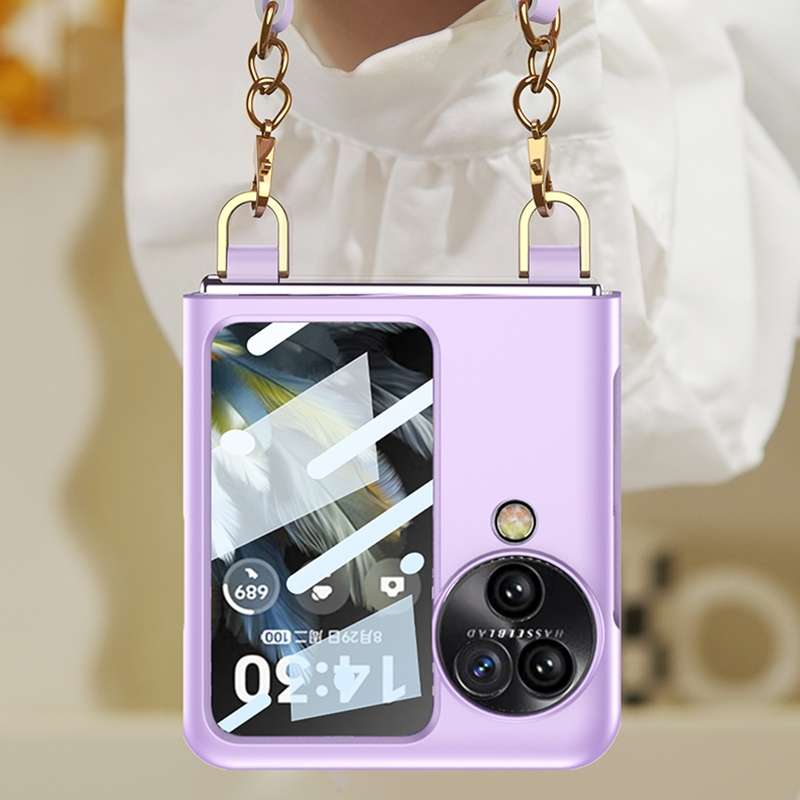 For OPPO Find N3 Flip GKK Integrated Ultra-thin Handbag Phone Case(Black)