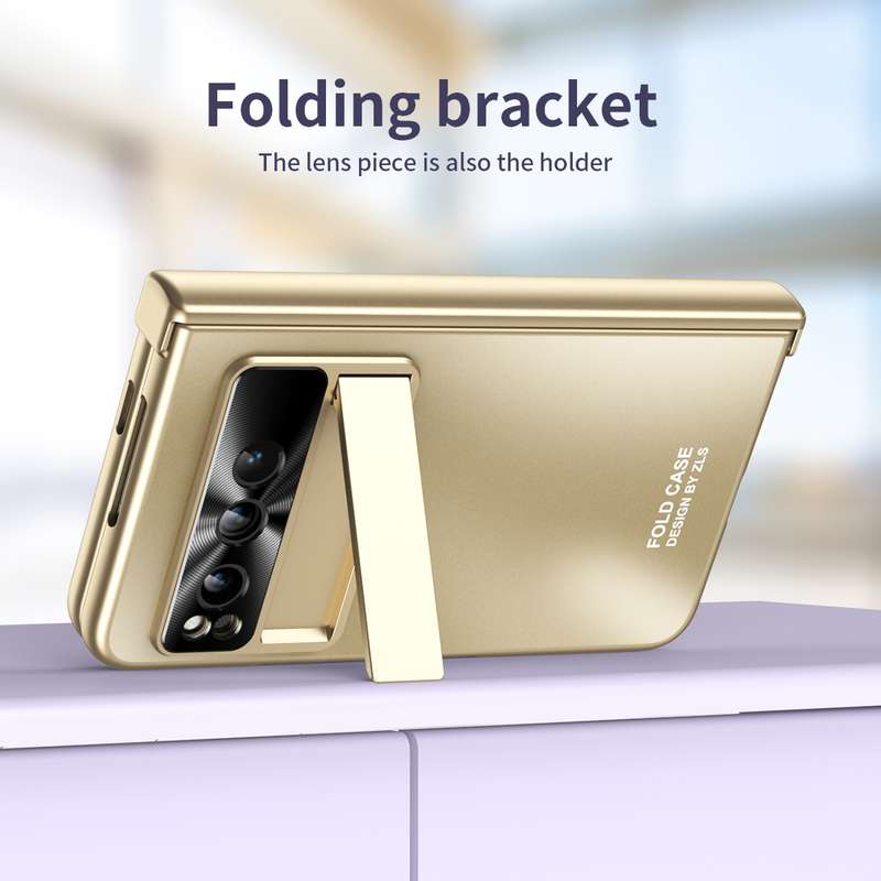 For Google Pixel Fold Integrated Electroplating Folding All-inclusive Phone Case(Silver)