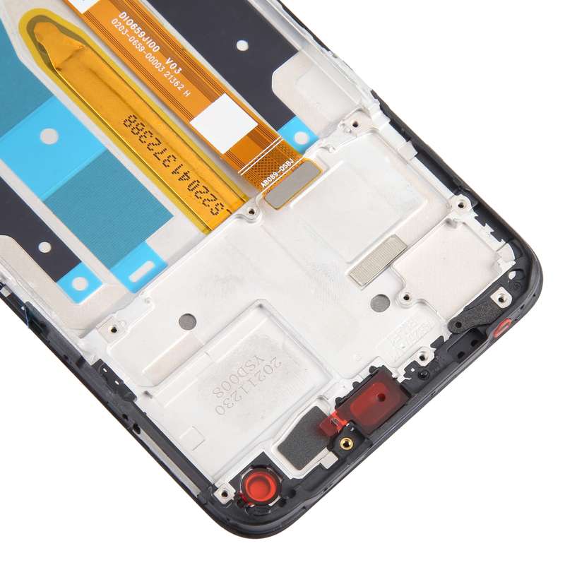 For Realme C55 OEM LCD Screen Digitizer Full Assembly with Frame