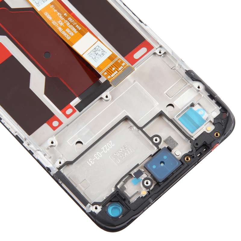 For Realme V25 OEM LCD Screen Digitizer Full Assembly with Frame