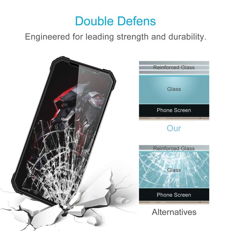 For Oukitel WP26 10pcs 0.26mm 9H 2.5D Tempered Glass Film