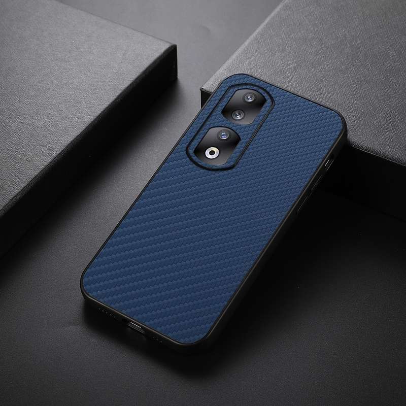 For Honor 90 Pro Carbon Fiber Texture Shockproof Phone Case(Black)