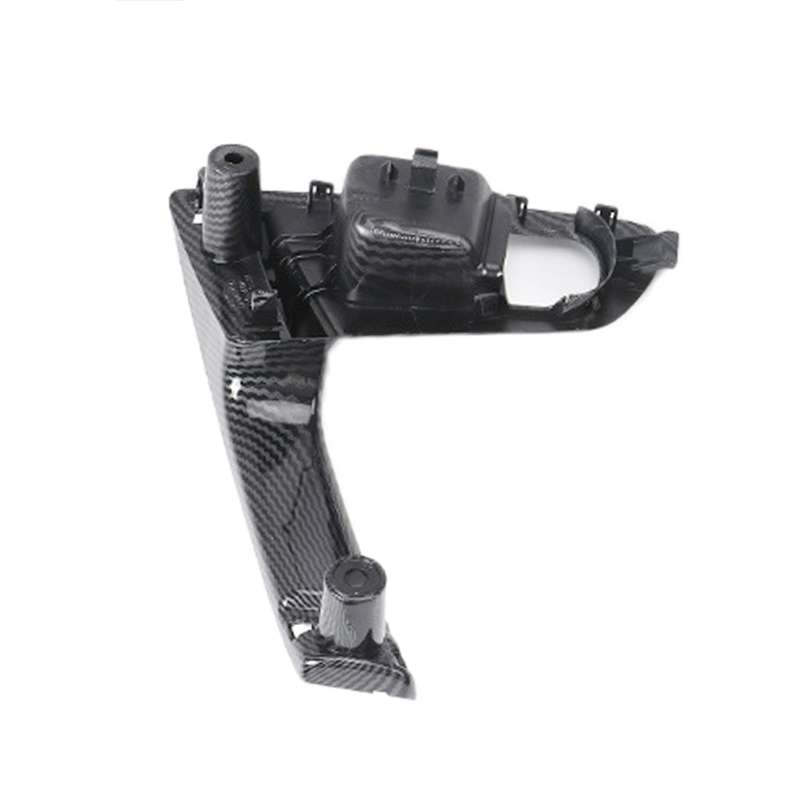 For Nissan Qashqai Left-Drive Car Door Inside Handle Base Bracket, Type:Base Left(Carbon Fiber)