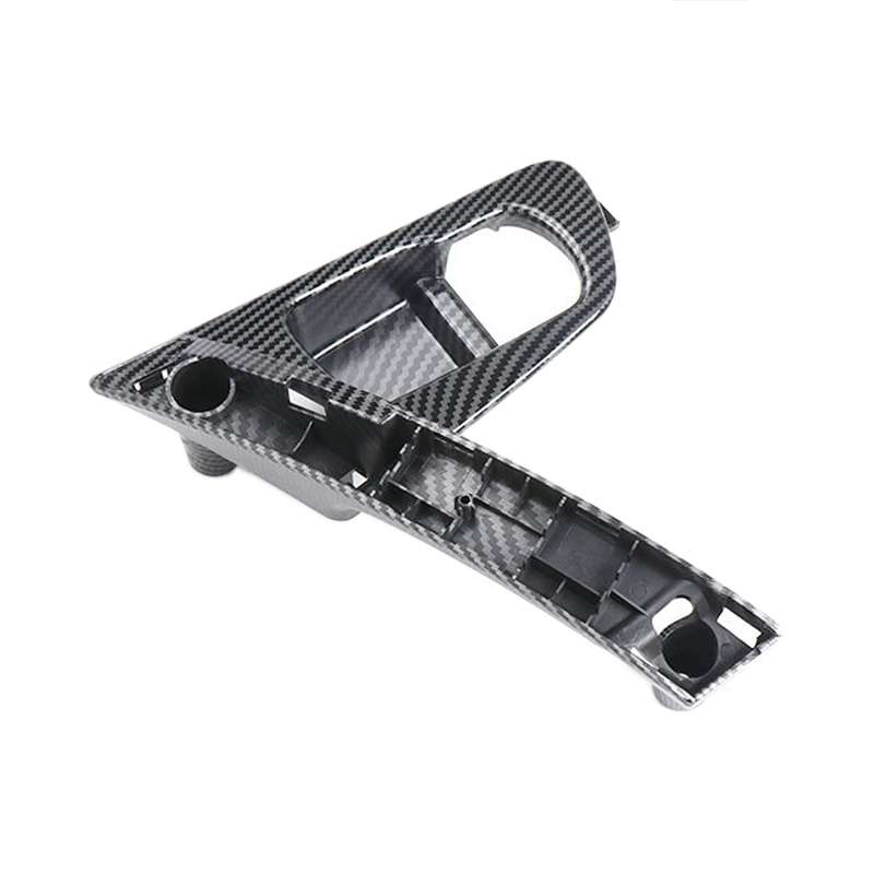 For Nissan Qashqai Left-Drive Car Door Inside Handle Base Bracket, Type:Base Right(Carbon Fiber)