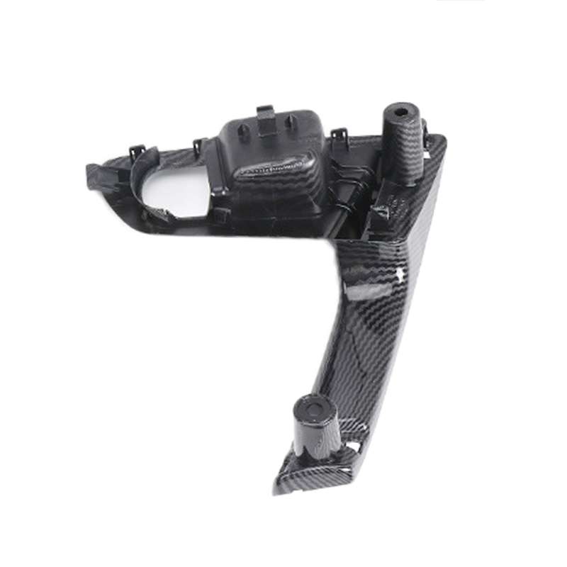For Nissan Qashqai Left-Drive Car Door Inside Handle Base Bracket, Type:Base Right(Carbon Fiber)
