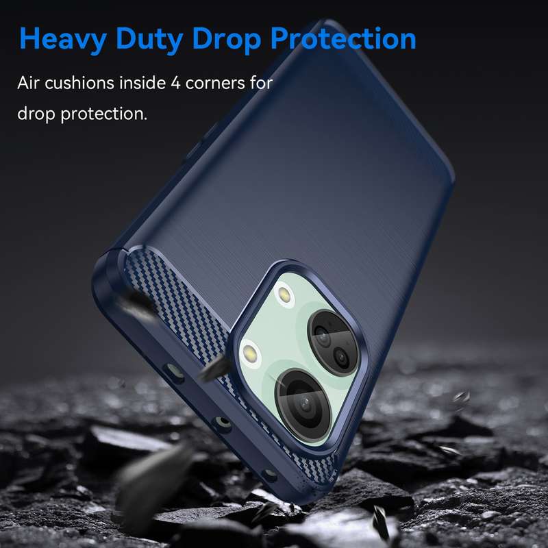 For OnePlus Nord 3 Brushed Texture Carbon Fiber TPU Phone Case(Black)