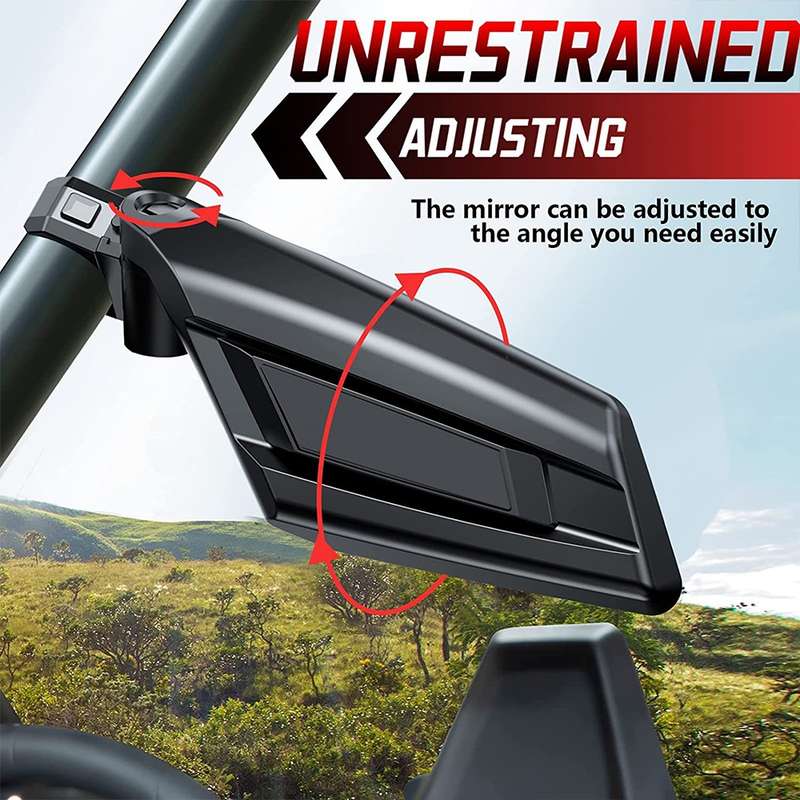 For Can-Am BRP UTV Maverick X3 Off-Road Vehicle Rearview Mirror, Model:UTV-17 Original