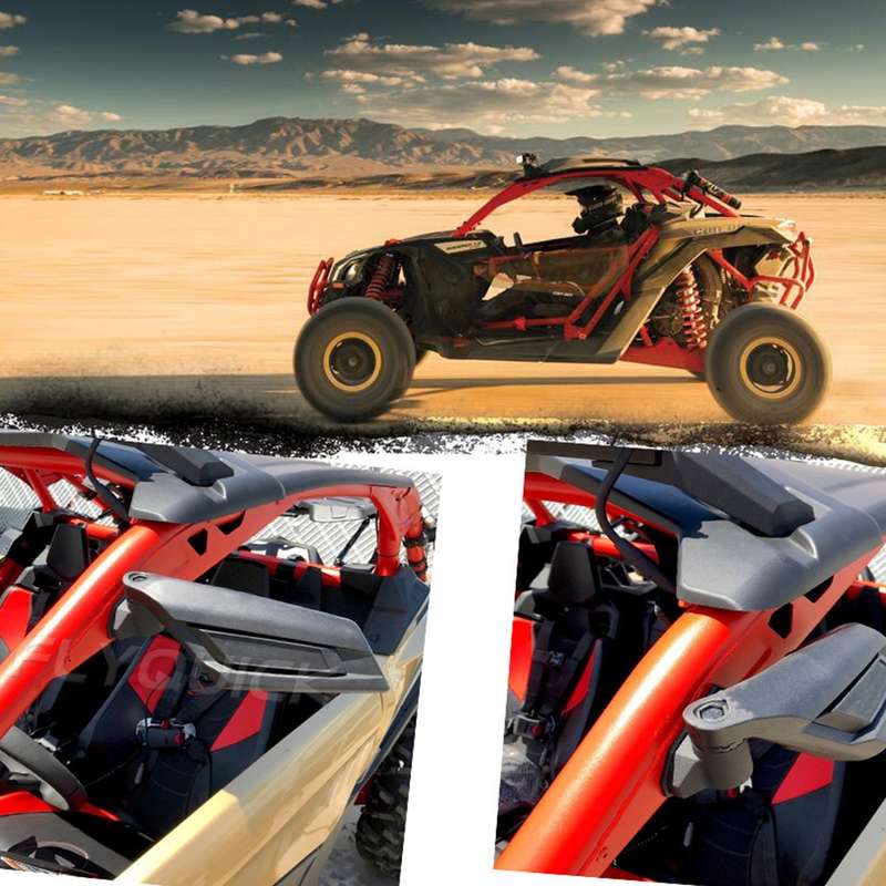 For Can-Am BRP UTV Maverick X3 Off-Road Vehicle Rearview Mirror, Model:UTV-17 Original