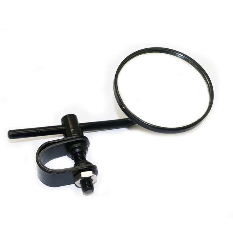 SF-127 Motorcycle Small Round Rearview Mirror Reversing Mirror(Silver Plating)