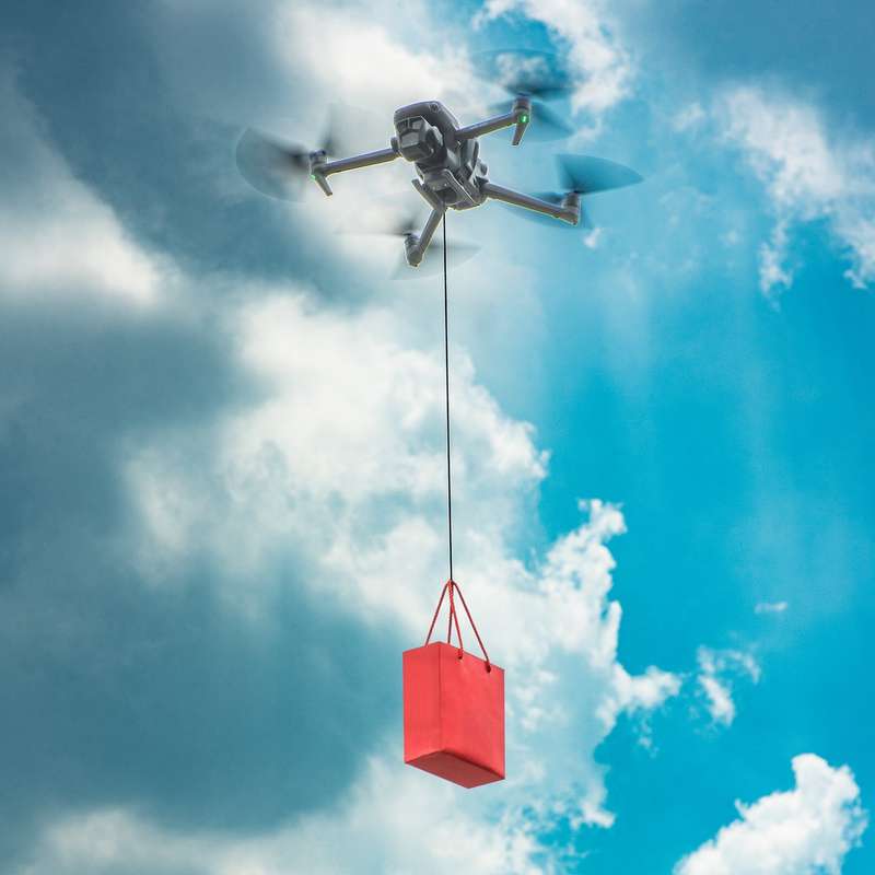 For DJI Mavic 3 Pro / 3 / 3 Classic STARTRC Air-Dropping System Thrower Parabolic Expansion Mount(Gr