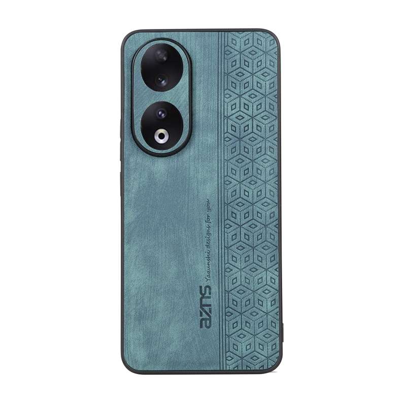 For Honor 90 AZNS 3D Embossed Skin Feel Phone Case(Black)