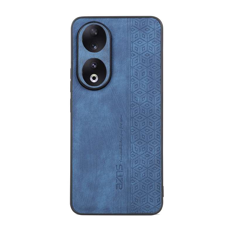 For Honor 90 AZNS 3D Embossed Skin Feel Phone Case(Black)