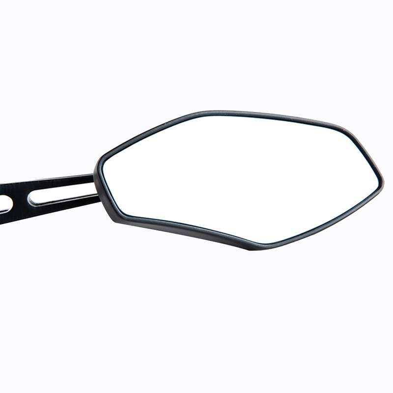 1Pair SF-062 Motorcycle Modified Rearview Mirror Reflective Mirror(Black)
