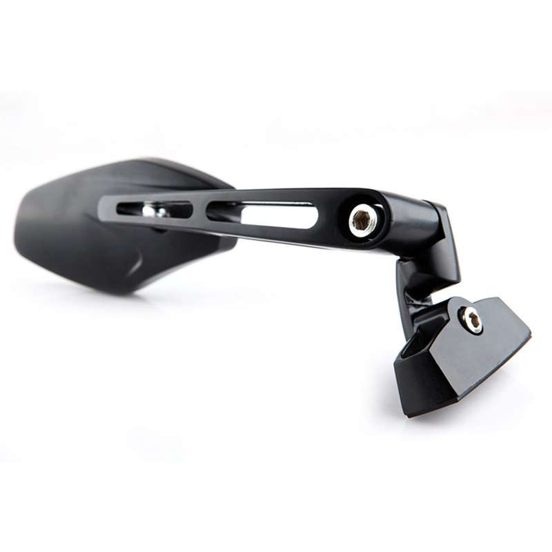 1Pair SF-062 Motorcycle Modified Rearview Mirror Reflective Mirror(Black)