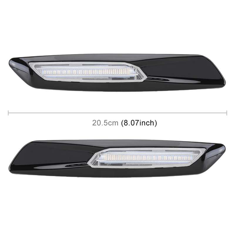 2 PCS Car Fender Light LED Leaf Board Side DC12V / 1.7W for BMW, Yellow Light, Style:C