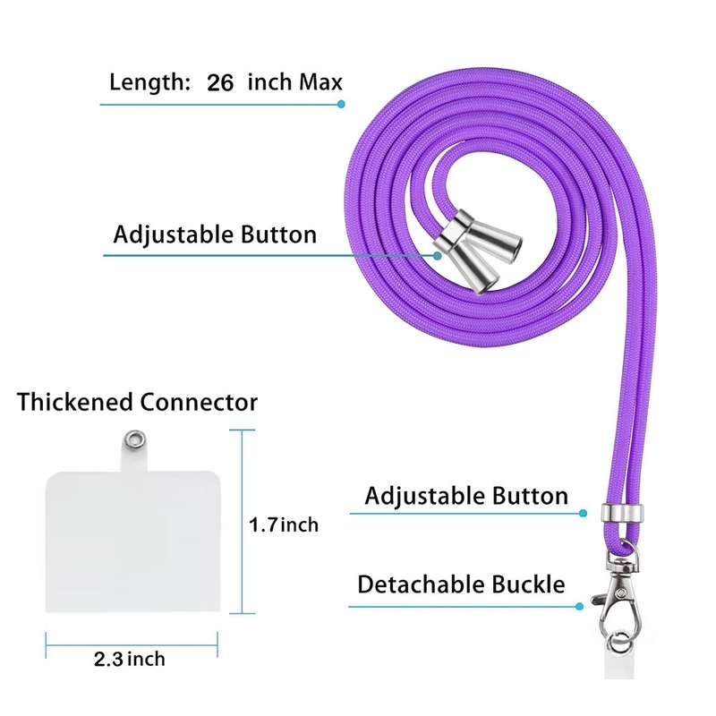 For Honor X6a Electroplating Marble Dual-side IMD Phone Case with Lanyard(Purple 002)