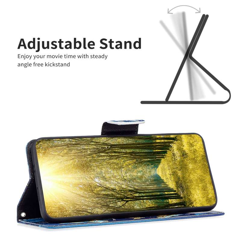 For iPhone 16 Pro Max Colored Drawing Pattern Flip Leather Phone Case(Gold Butterfly)
