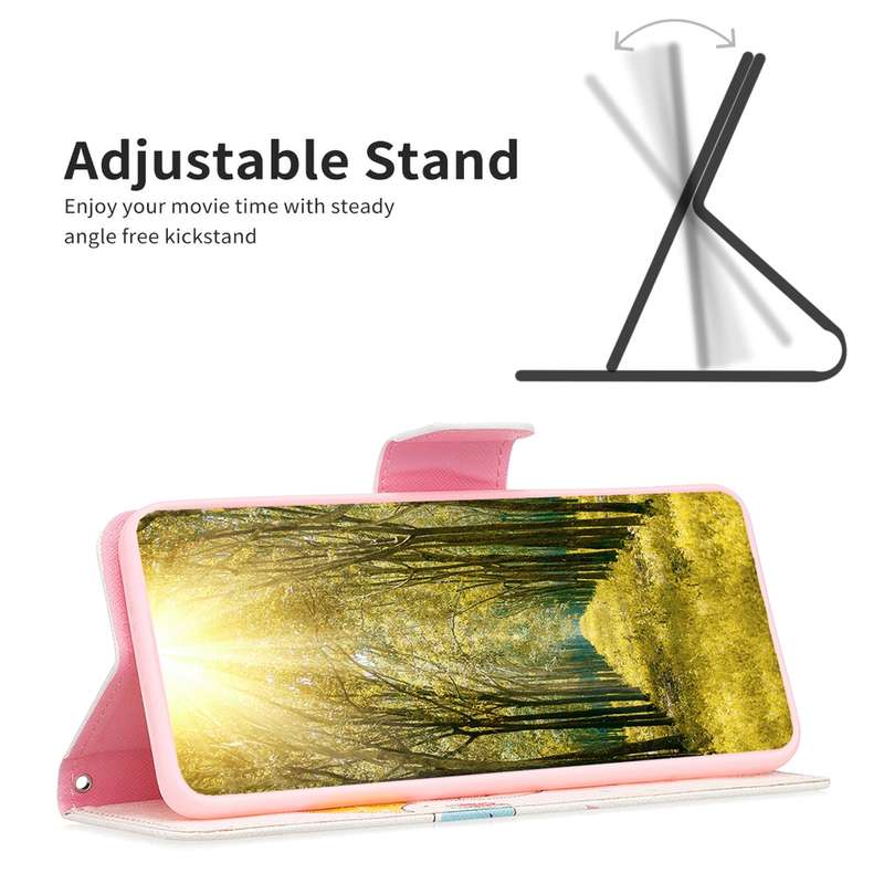For iPhone 16 Pro Colored Drawing Pattern Flip Leather Phone Case(Umbrella Elephant)
