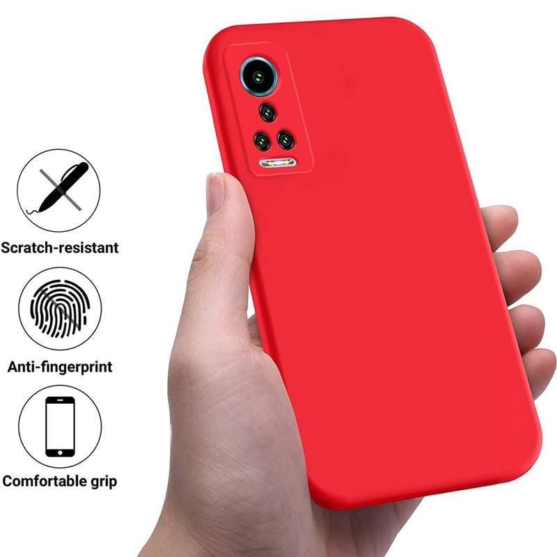 For Hisense H60 Pure Color Liquid Silicone Shockproof Phone Case(Black)