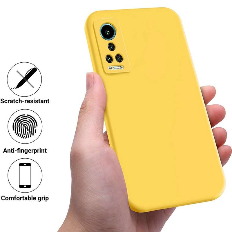 For Hisense H60 Pure Color Liquid Silicone Shockproof Phone Case(Black)