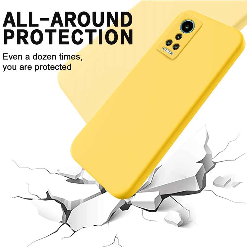 For Hisense H60 Pure Color Liquid Silicone Shockproof Phone Case(Black)