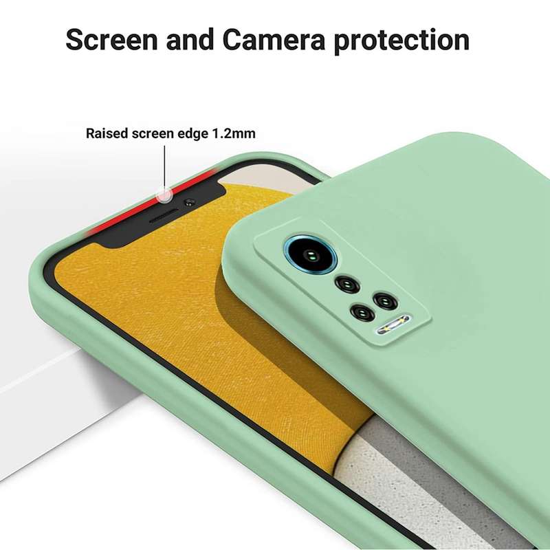 For Hisense H60 Pure Color Liquid Silicone Shockproof Phone Case(Black)