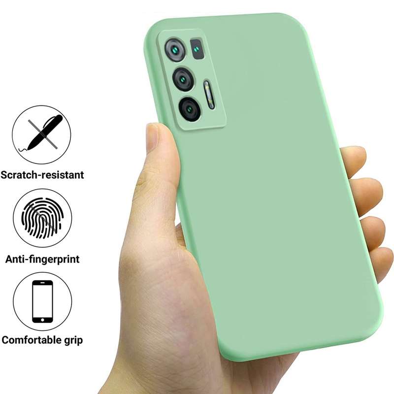 For Hisense Infinity H50S 5G Pure Color Liquid Silicone Shockproof Phone Case(Red)