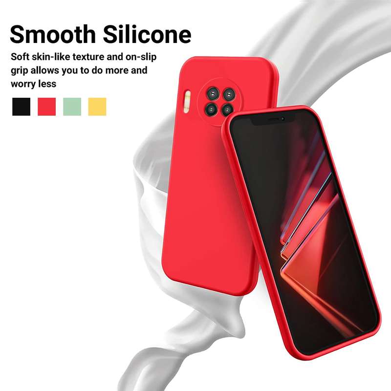 For Hisense Infinity H50 Zoom Pure Color Liquid Silicone Shockproof Phone Case(Black)