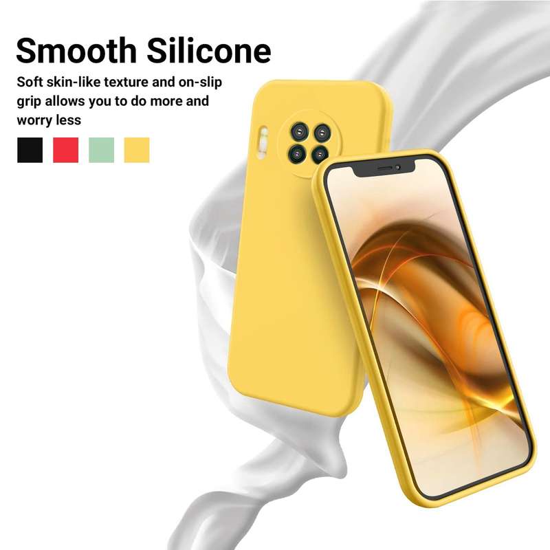 For Hisense Infinity H50 Zoom Pure Color Liquid Silicone Shockproof Phone Case(Black)