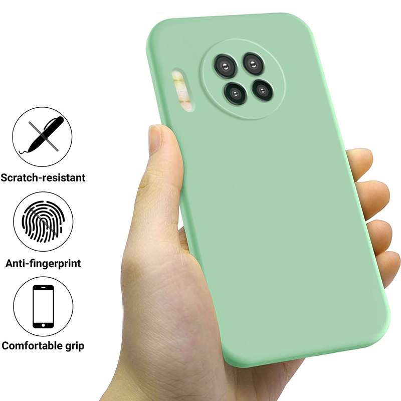 For Hisense Infinity H50 Zoom Pure Color Liquid Silicone Shockproof Phone Case(Black)