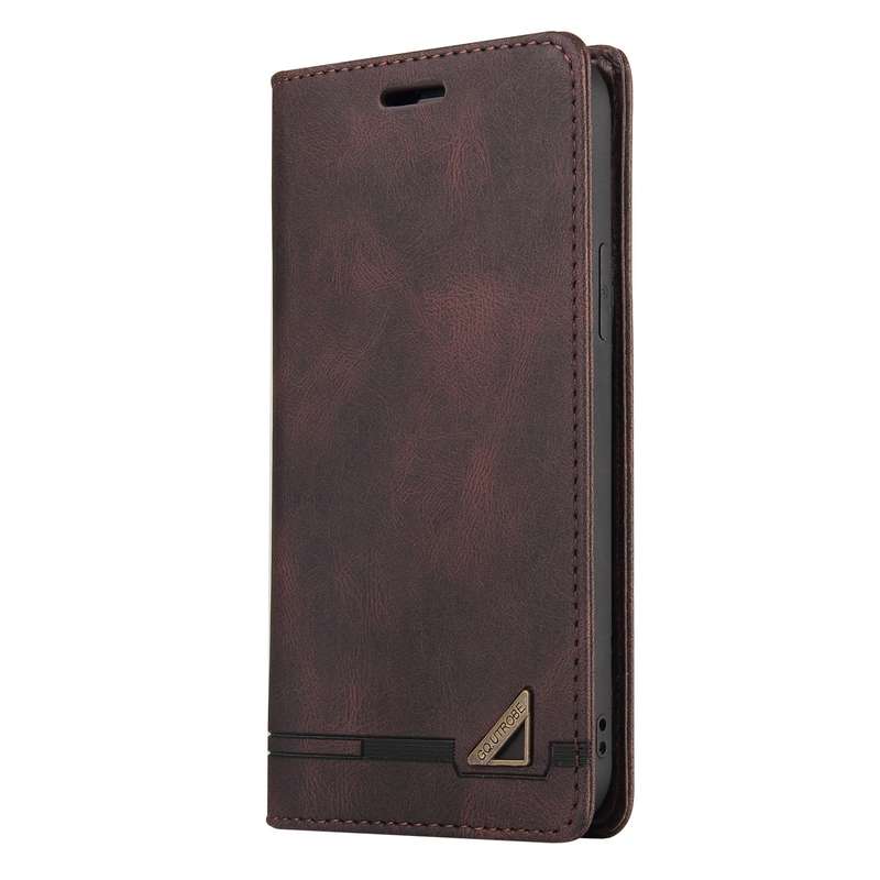For Xiaomi Redmi Note 13 Pro 5G Skin Feel Anti-theft Brush Horizontal Flip Leather Case with Holder(