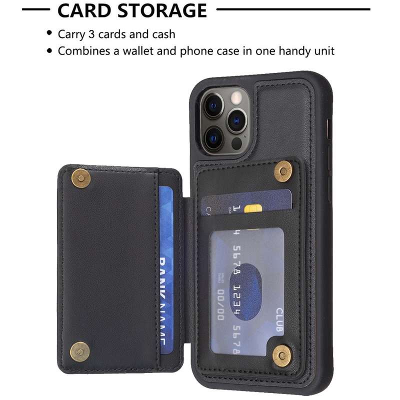 For iPhone 12 Pro Max Four Corner Shockproof Skin Feel MagSafe Magnetic Phone Case(Black)