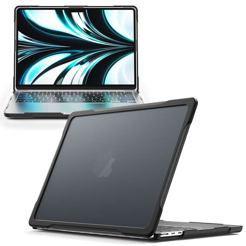 For MacBook Air 13.6 inch A2681 2022 / M3 2024 A3113 / M4 2025 A3240 Translucent Laptop Protective C