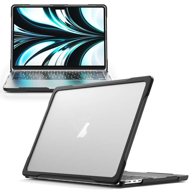 For MacBook Air 13.6 inch A2681 2022 / M3 2024 A3113 / M4 2025 A3240 Translucent Laptop Protective C