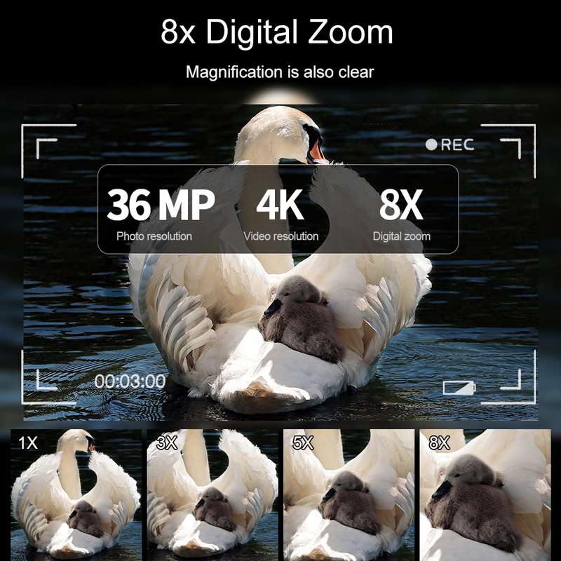 GVDA GD908 3.2 inch TFT Screen Binoculars 4K Infrared Night Vision Binoculars