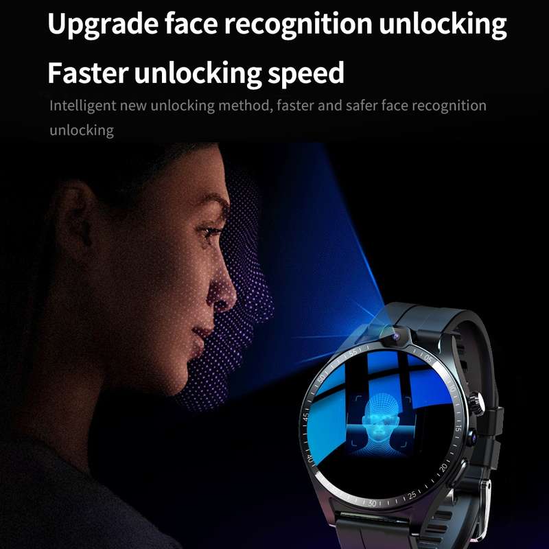 L01 1.43 inch IP67 Waterproof 4G Android 9.0 Smart Watch Support Face Recognition / GPS, Specificati