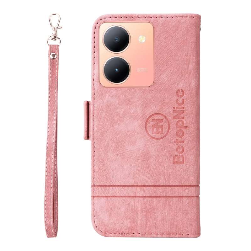 For vivo Y36 4G / 5G Global BETOPNICE Dual-side Buckle Leather Phone Case(Purple)