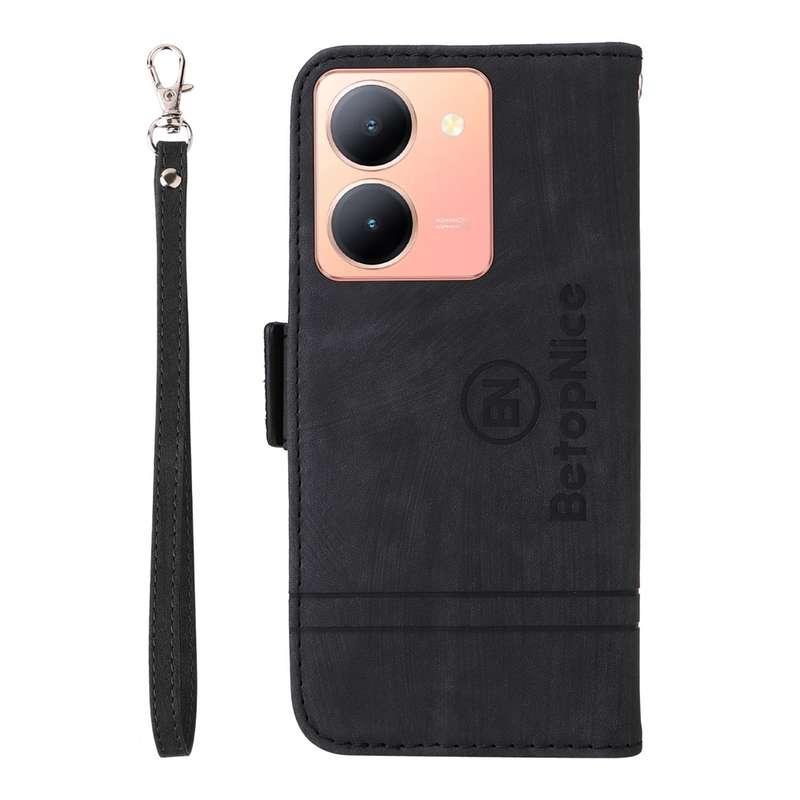 For vivo Y36 4G / 5G Global BETOPNICE Dual-side Buckle Leather Phone Case(Purple)
