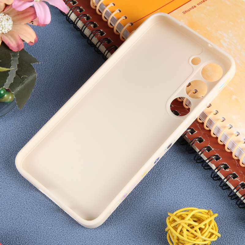For Samsung Galaxy A02 EU Version Milk Tea Astronaut Pattern Liquid Silicone Phone Case(Black)